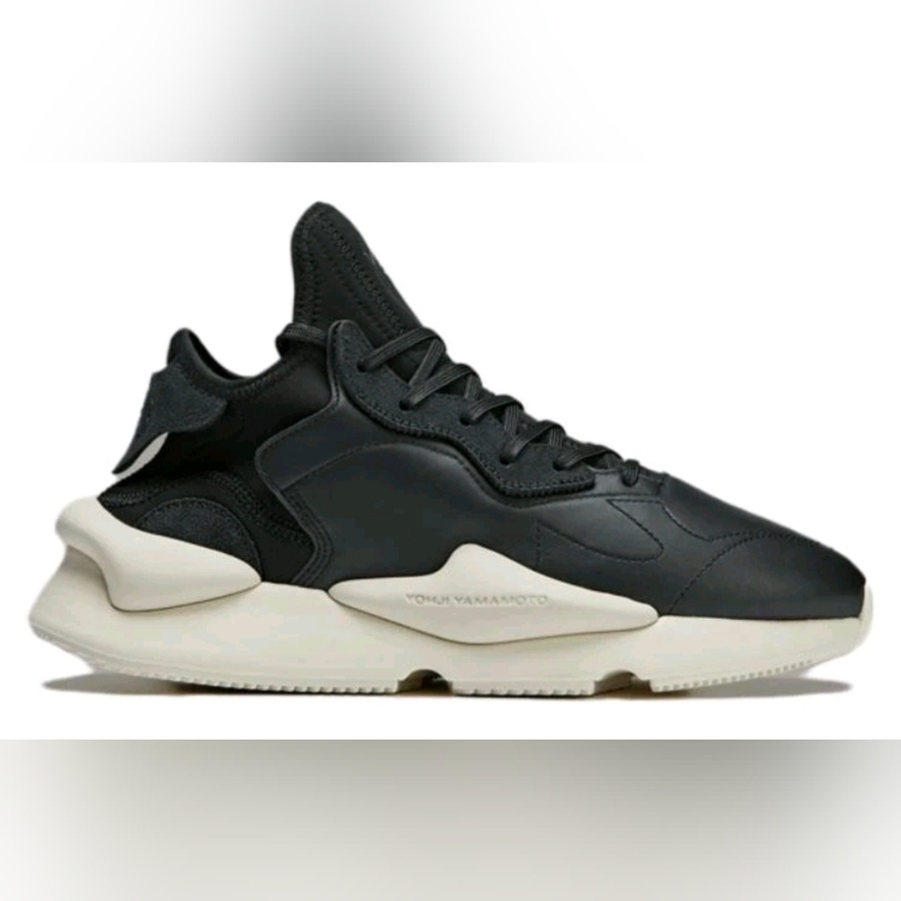 Y-3 Men's Sneakers in Black and Cream